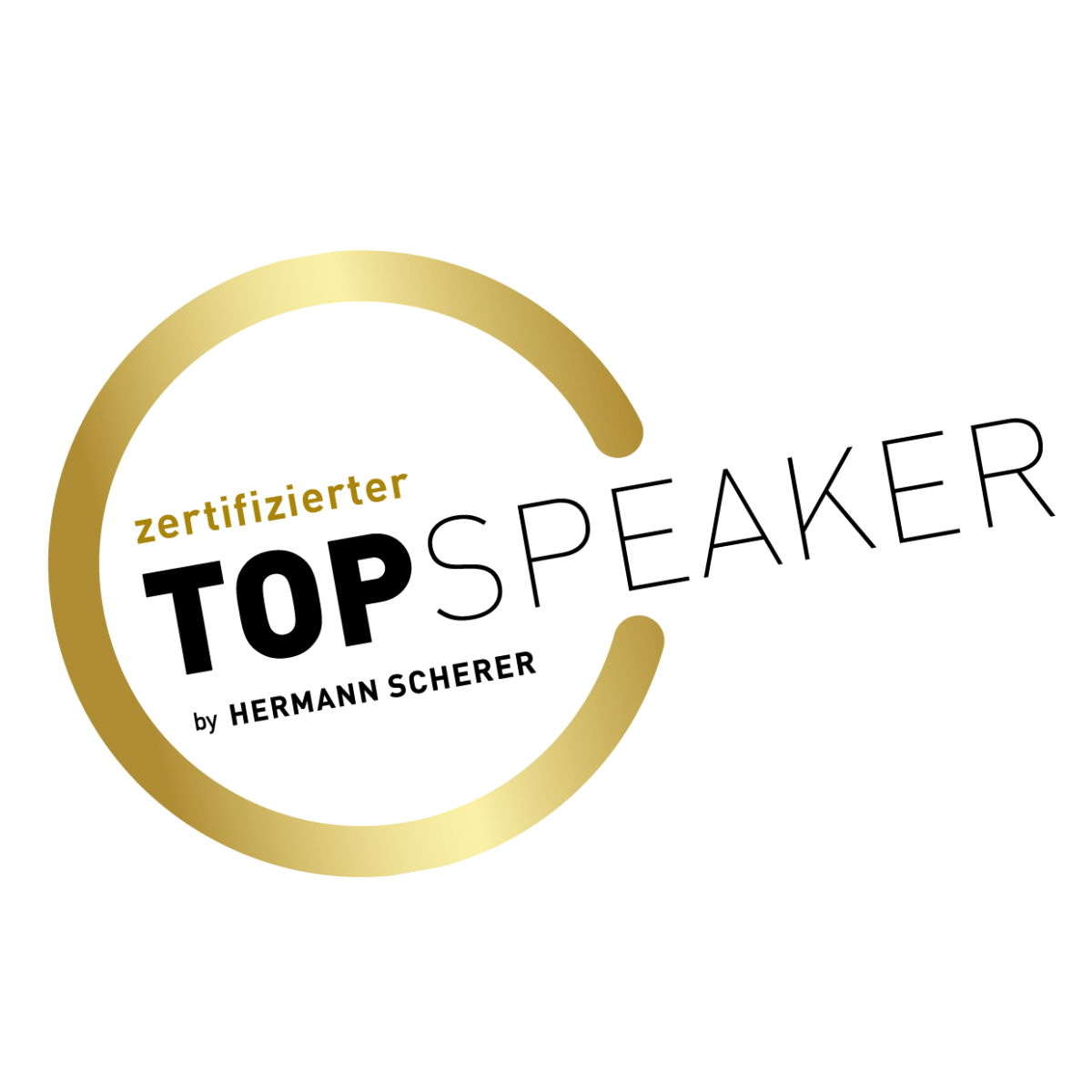 Zertifizierter Top Speaker by Hermann Scherer
